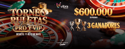 Torneo Explosivo de Ruletas promotion banner